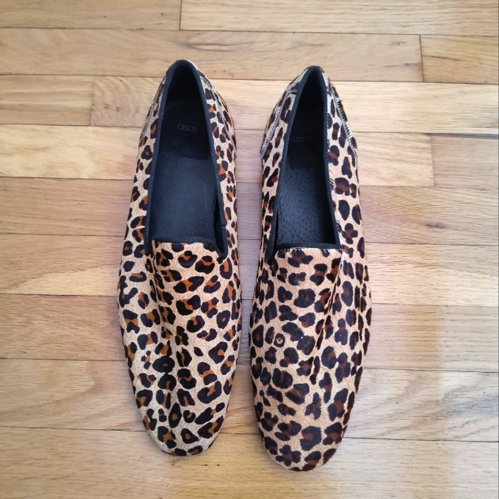 ASOS Leopard Print Loafers